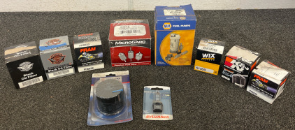 Fuel Filter, Fuel Pump, Oil Filters, Headlight Lightbulb