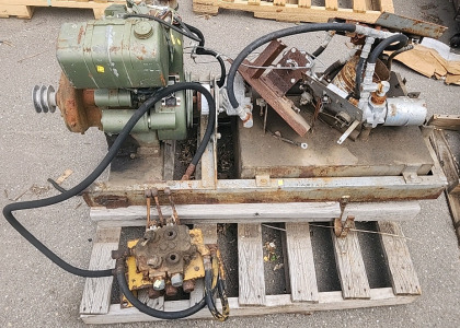 Gas Powered Hydraulic Pump (Wisconsin Heavy Duty Air Cooled Engine.