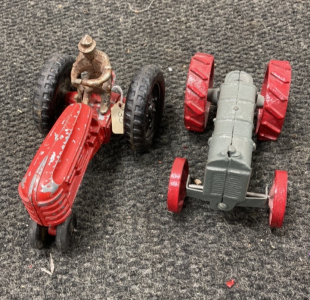 (2) Vintage Die Cast Tractors