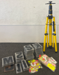 Heavy Duty Tripod, Bilboard Sign Letters