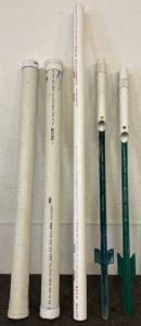Fence Post & PVC Pipe Fishing Pole Holders