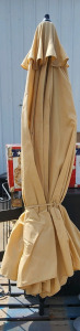 Scotts Manual Push Reel Lawn Mower And A Patio Umbrella