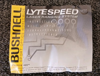 (1) Bushnell Lytespeed 400 Laser Rangefinder w/ Manual & Case - 2