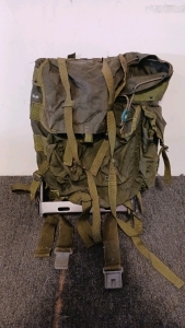 (1) Large Military Rucksack Frame Pack - Olive Drab