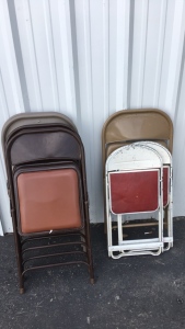 (7) Folding Chairs