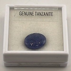 30.17ct. Oval Cut And Polished Tanzanite Gemstone W/ GIA C.O.A. ($100.00 Retail Value)
