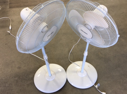 (2) Oscillating Pedestal Fans