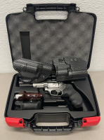 Ruger SP101 Model .357 Magnum Caliber Revolver In Original Hard Case, Extra Grips, And 2 Carbon Fiber Holsters - 7