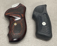 Ruger SP101 Model .357 Magnum Caliber Revolver In Original Hard Case, Extra Grips, And 2 Carbon Fiber Holsters - 9