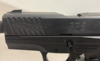 Walther PPS Model 9mm Caliber, Semi Automatic Pistol In Original Hard Case W/ (4) Extra Magazines & Carbon Fiber Holster - 9