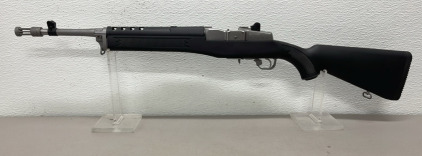 Ruger Mini-14 Rifle, 5.56 NATO, Black Synthetic Stock, Stainless Finish