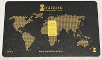 1 Gram 999.9 Fine Gold Bar W/ C.O.A. - 2