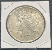 1922 Silver Peace Dollar (Verified) (Carded)
