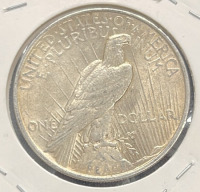 1922 Silver Peace Dollar (Verified) (Carded) - 3