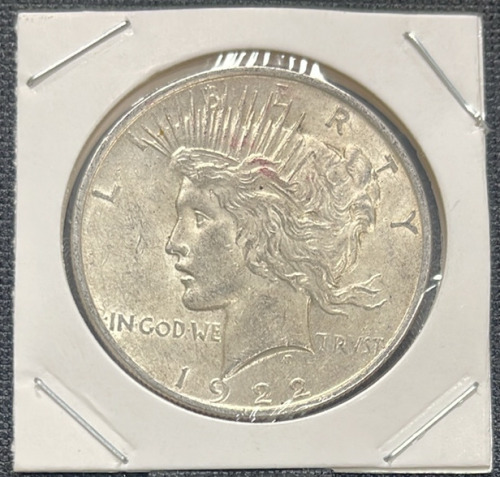 1922 Silver Peace Dollar (Verified) (Carded)
