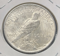 1922 Silver Peace Dollar (Verified) (Carded) - 3