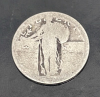 (2) Standing Liberty Silver Quarter Dollars (Unknown Dates) - 3
