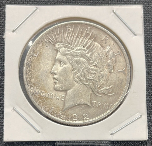 1922 Silver Peace Dollar (Verified) (Carded)