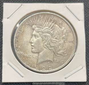 1922 Silver Peace Dollar (Verified) (Carded)