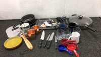 Kitchen Utensils, Cups and more