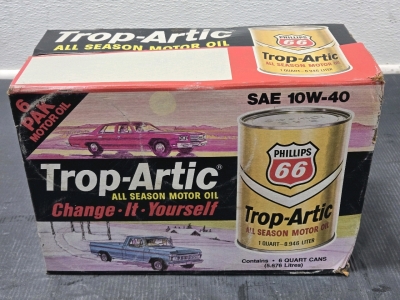 *Unopened* Vintage Phillips 66 Motor Oil - 10W-40