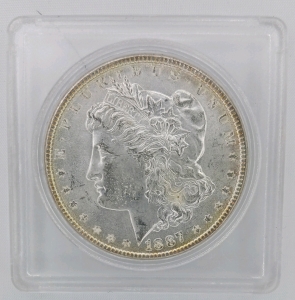 (1) 1887 Morgan Silver Dollar - Encapsulated