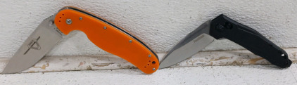 (2) Folding Knives - Kershaw 2041 D2 & Ontario RAT Model 1 AUS-8