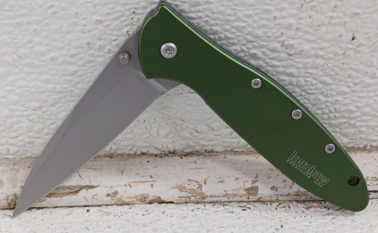 (1) Kershaw Leek SpeedSafe Folding Knife - 1660OL