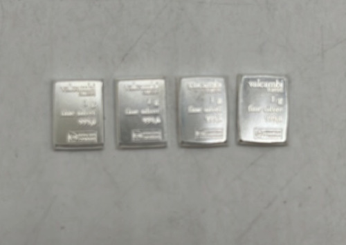 (4) One Gram Fine Silver .999