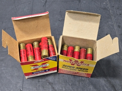 (2) Boxes of 20-Gauge Shotgun Shells - Western Super X Mark 5 Magnum & Winchester Super Speed