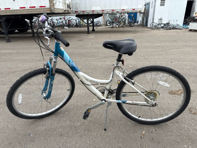 (1) 26&rdquo; Diamond Back Serene Citi Classice white and blue bike