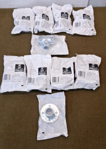 (5) SteelTek 3/4" Galvanized Round Flanges & (5) SteelTek 3/4" Galvanized Three Socket Tees
