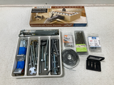Rockler Downdraft Table Panels, Nails, Bolts, Metal Tape & More