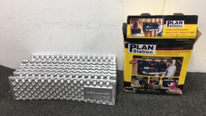 Plan Station Portable Desk, Thermarest Mattress