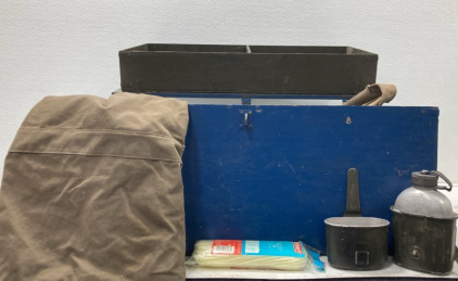 Blue Crate - Military Canteen - Utility Rope & More!