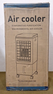 (1) Personal Evaporative Air Cooler, 10"W x 10"L x 22"T