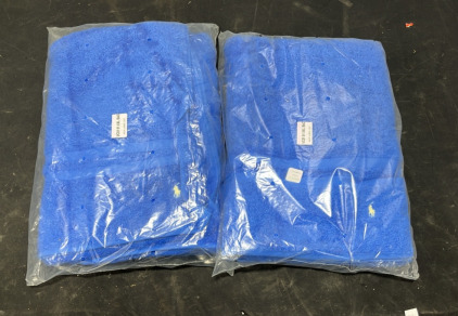 (2) Ralph Lauren Towels - Blue