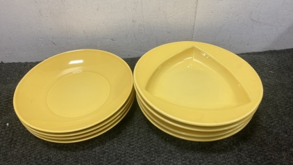 (4) Soup Plates, (4) Plates
