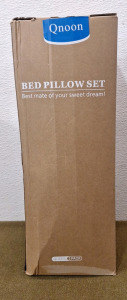 (1) 2-Pack Of Qnoon Pillows, Queen