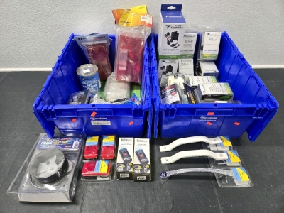 Assorted BRAND NEW RV Parts: (2) Tekonsha Trailer Wiring Kits, Many Tekonsha O.E.M. Wiring Harneses (Different Makes & Models), Replacement Brake Light Lenses, (2) Tire Linc Alert Indicators, & More!