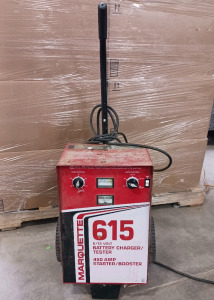 (1) Vintage Marquette 615 Battery Charger/Tester - 6/12V 450 Amp Starter/Booster