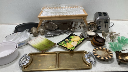 Novelty KitchenWare - Vintage Metal Decor - GlassWare - Working Toaster & More!