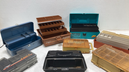 Assorted Tackle Boxes