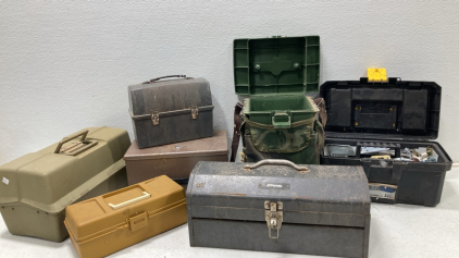 Assorted Tool Boxes - Tackle Boxes