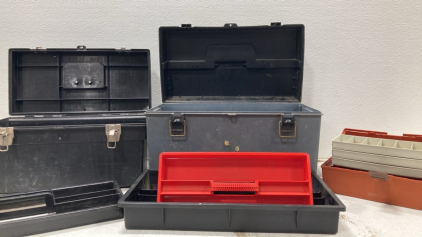 (2) ToolBoxes - (1) Tackle box