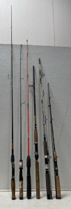 (6) Assorted Fishing Poles