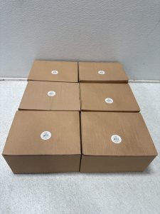 (1) Box of Brand New 15 oz Latte Mugs- 2 Different Patterns- Dishwasher & Microwave Safe