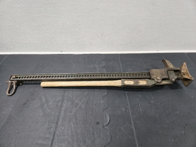 Vintage Wood Handle Handyman Bloomfield 48" Hi-Lift Jack