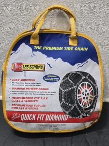 Les Schwab Premium Tire Chains in Carry Case