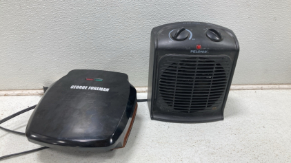 George Foreman Sandwich Maker - Pelonis Heater